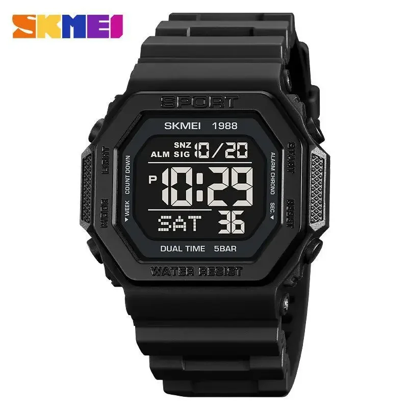 Digital Timer Countdown - Skmei 1988 ساعة العد التنازلي العسكرية