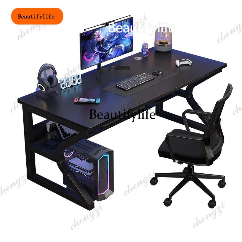 Office Tech Design - مكتب كمبيوتر B567 بتصميم عصري وأنيق،