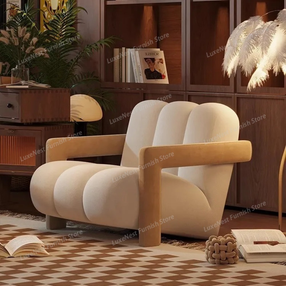 Office Tech Design - كرسي بتصميم عتيق للمساحات الصغيرة، أريكة