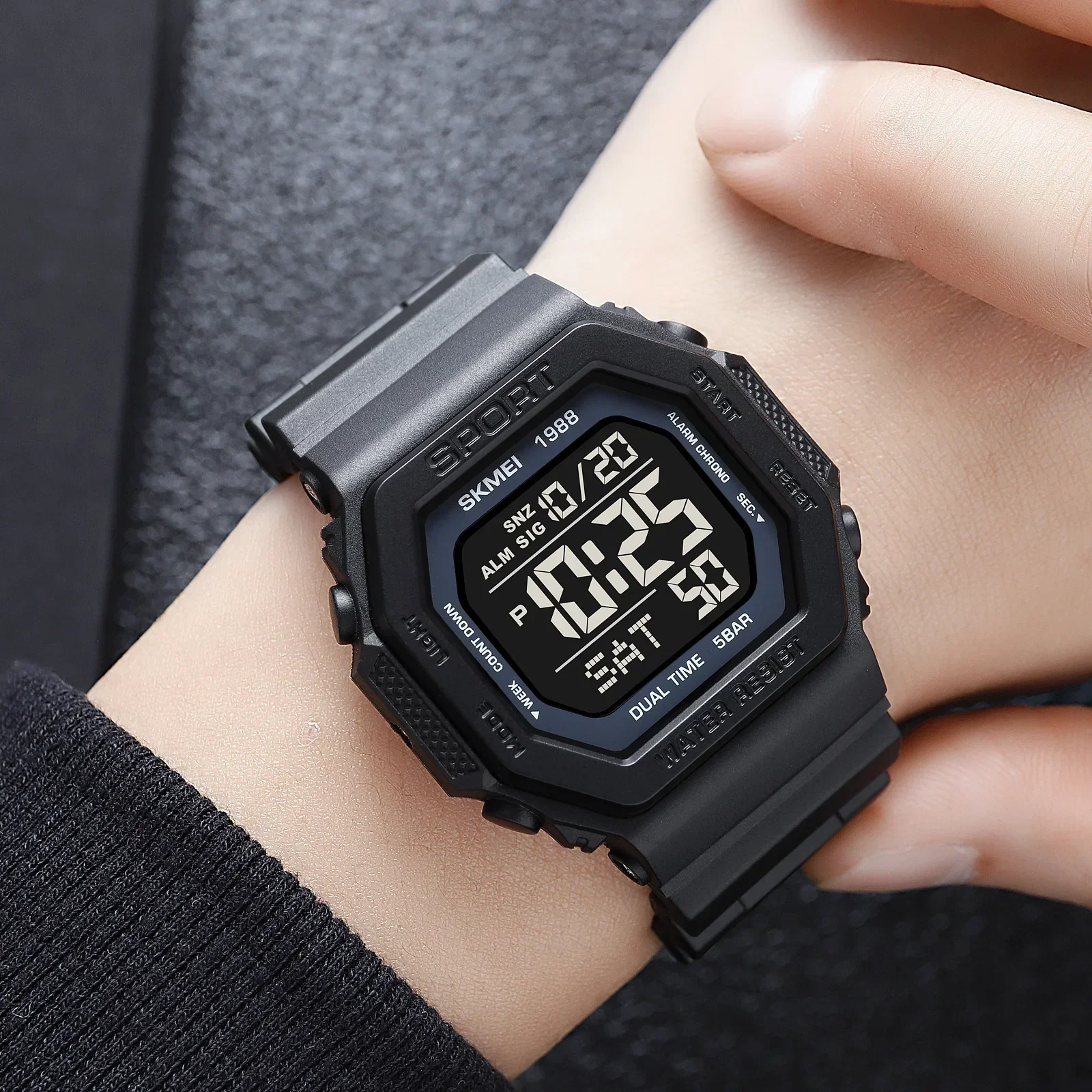 Skmei 1988 ساعة العد التنازلي  - مراجعة Digital Timer Countdown وسعره