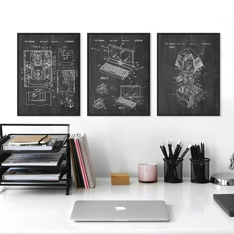 مجموعة من 6 ملصقات جدارية بتصم - مراجعة Office Tech Room وسعره