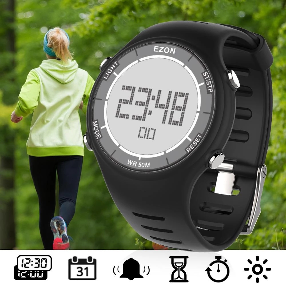 EZON موضة جديدة للمرأة ساعة ري - مراجعة Digital Timer Countdown وسعره