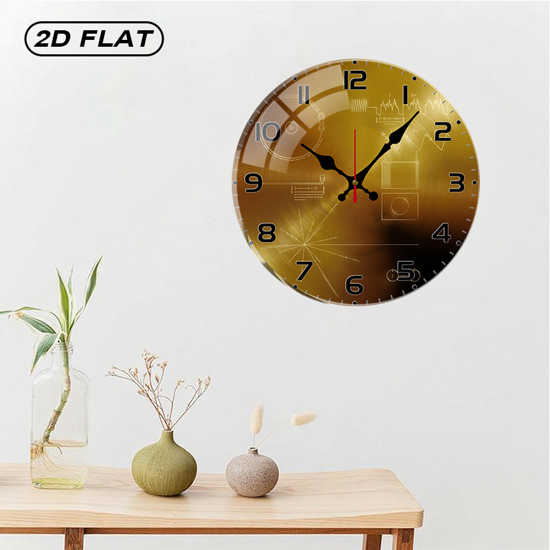 ساعة حائط أكريليك صامتة مستدير - مراجعة Office Tech Room وسعره