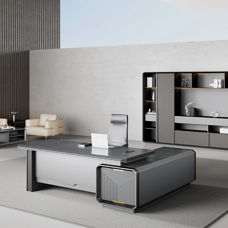 -مكتب عمل خشبي فاخر حديث، تصمي - مراجعة Office Tech Design وسعره
