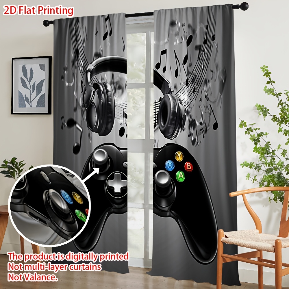 قطعتان من ستائر غرفة الألعاب ب - مراجعة Office Tech Room وسعره